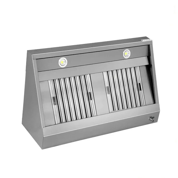 Hotte murale inox